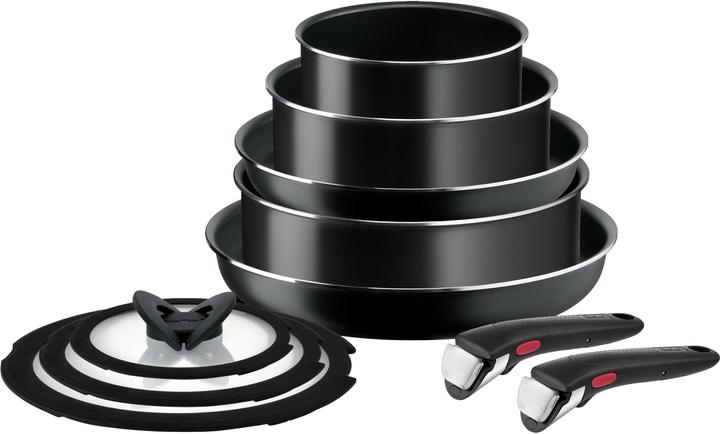 Tefal Ingenio Easy On (28 cm, Set di pentole e padelle da cucina, Alluminio)
