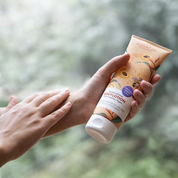 Image du produit Jean & Len Baume pour le corps à l'huile de graines d'abricot, 250 ml (Crème pour le corps, 250 ml)