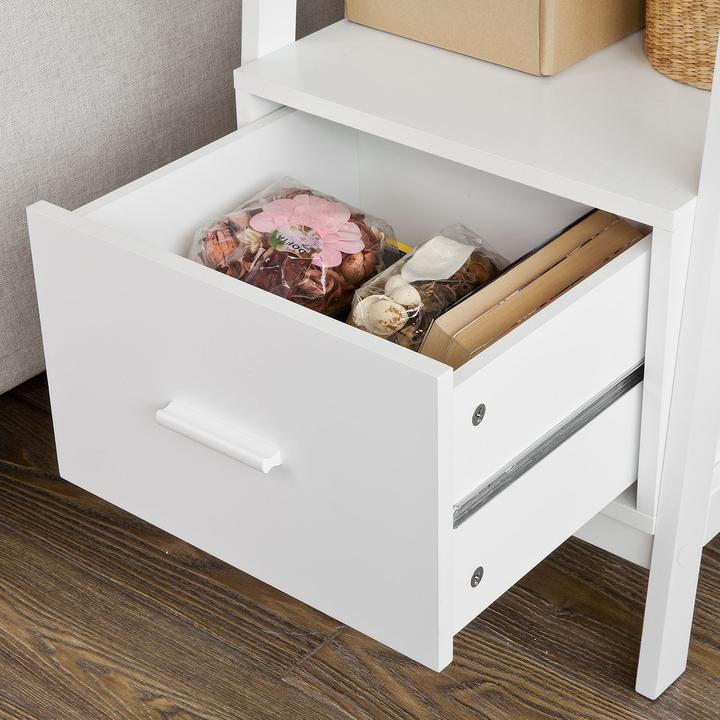 Image du produit SoBuy Étagère à échelle Blanc (44 x 20 x 160 cm)
