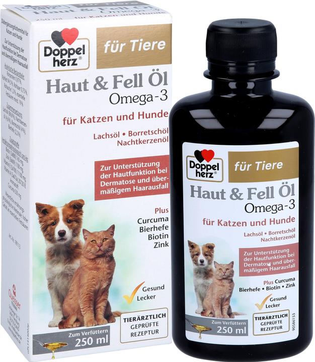 Actual product image Queisser Pharma Doppelherz Hau+Fe Cat+Dog (Dog, Cat, 250 ml)
