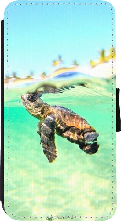 Produktbild PhoneLook Hülle Wallet schwarz Turtle Underwater (Apple iPhone XS Max)