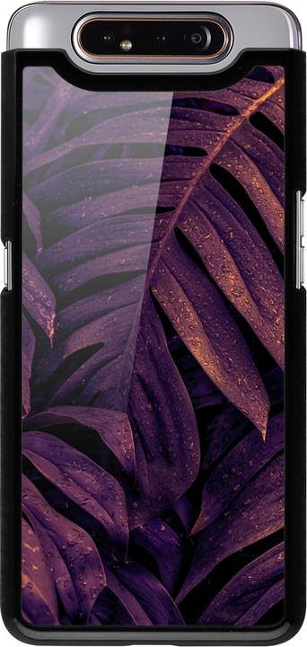 Produktbild PhoneLook Hülle Purple Light Leaves (Samsung Galaxy A80)