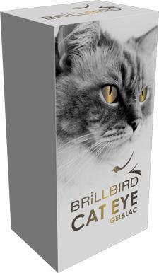 Image du produit BrillBird Gel&Lac Cat Eye "Or" - 5ml (Or, Vernis à ongles effet gel)