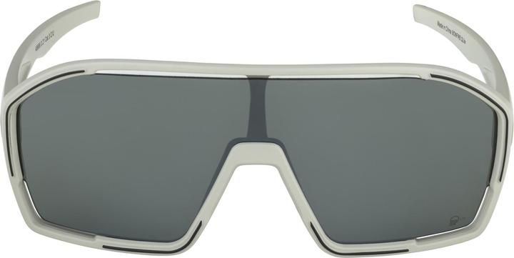 Actual product image ALPINA SPORTS Bonfire Q-Lite (Cool Grey Matt-Silver Mirror, Silver)