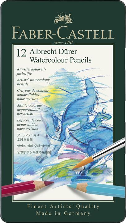 Actual product image Faber-Castell Watercolour pencil Albrecht Dürer (Multicoloured, 12 x)
