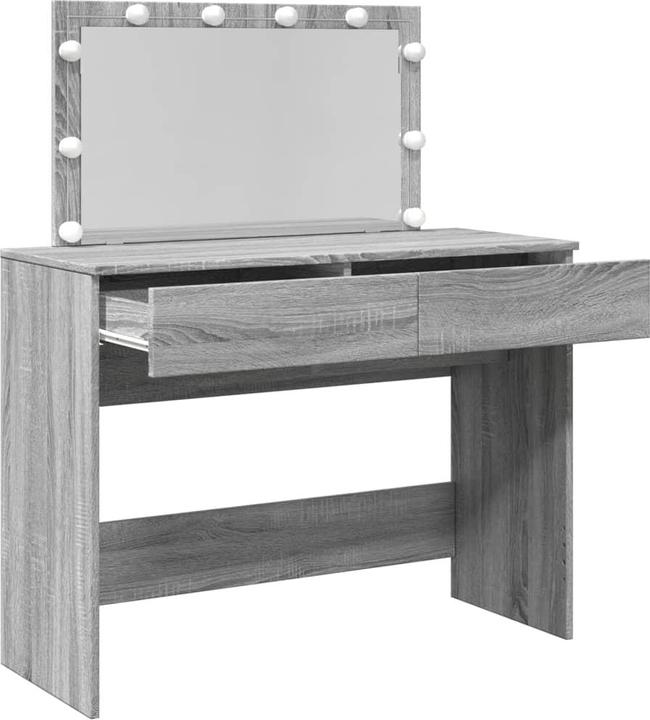 Immagine prodotto VidaXL Tavolino da toilette con illuminazione a LED (100 x 40 x 120 cm)