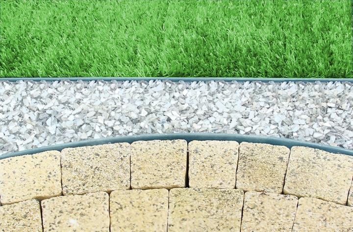 Actual product image Green Split Palisades plastic 6cm x 1m (100 cm)