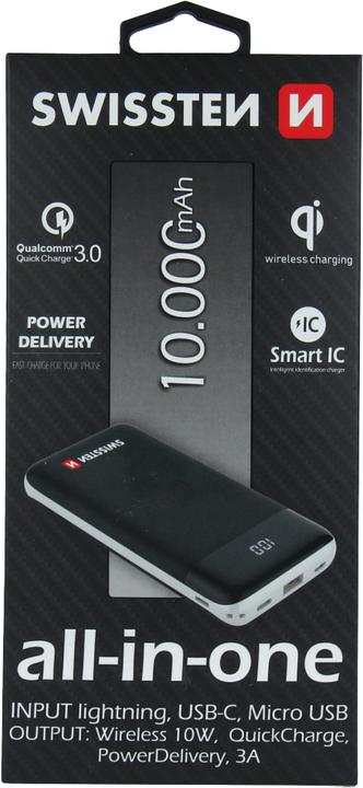 Actual product image Swissten All-In-One (10000 mAh, 10 W, 18 Wh)