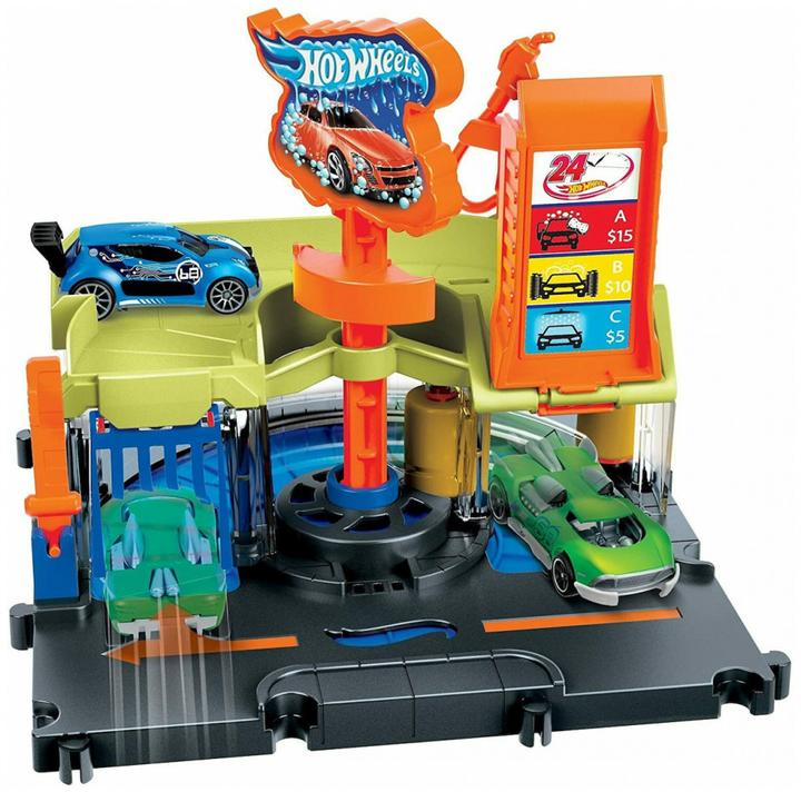 Produktbild Hot Wheels Downtown Car Wash Speed Clean