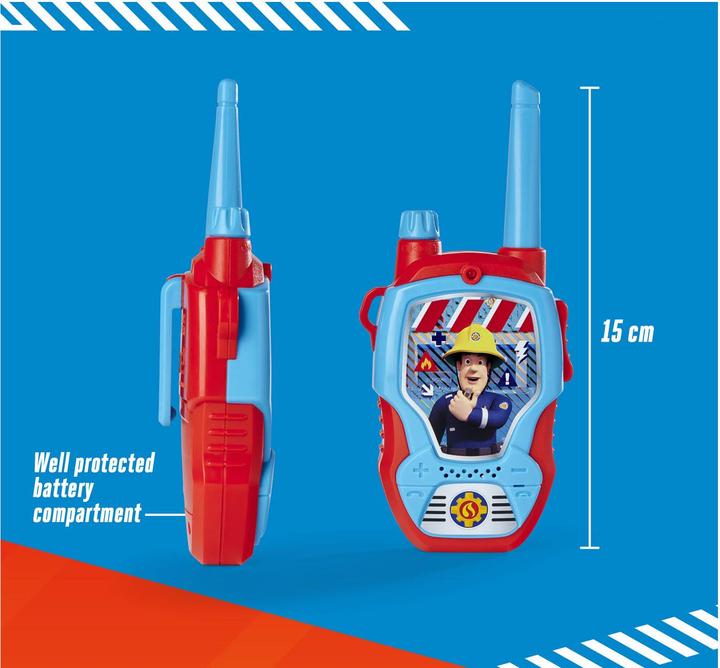 Actual product image Dickie Fireman Sam Walkie Talkie (0.10 km)