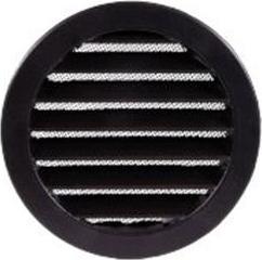 Actual product image Vink Duka Metal rist Dusav Ø100MM - Sortlakeret aluminium