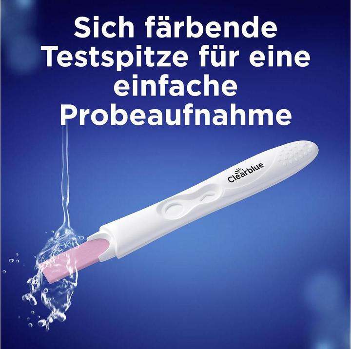Produktbild Clearblue mit verfärbender Spitze (1 x)