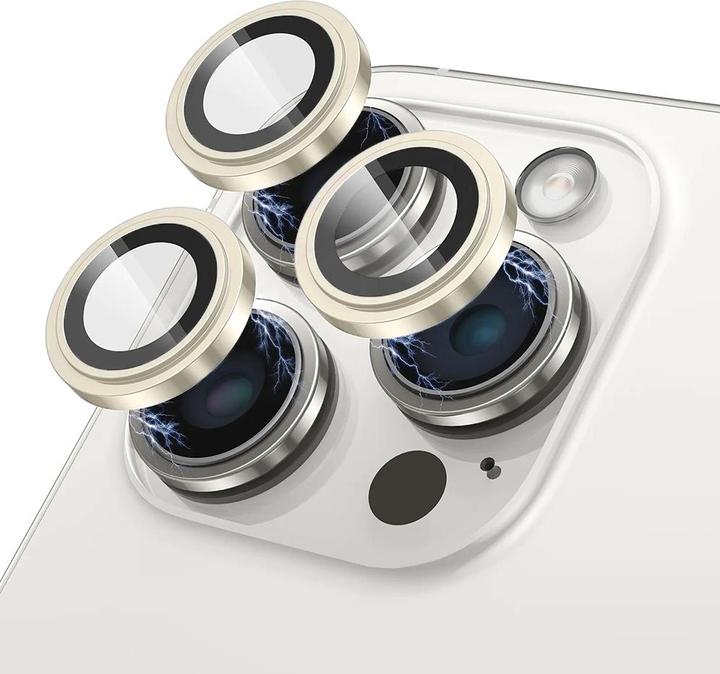Immagine prodotto Lito - S+ Camera Glass Protector - iPhone 14 Pro / iPhone 14 Pro Max - Gold (1 Pezzo/i, Apple iPhone 14 Pro, Apple iPhone 14 Pro Max)