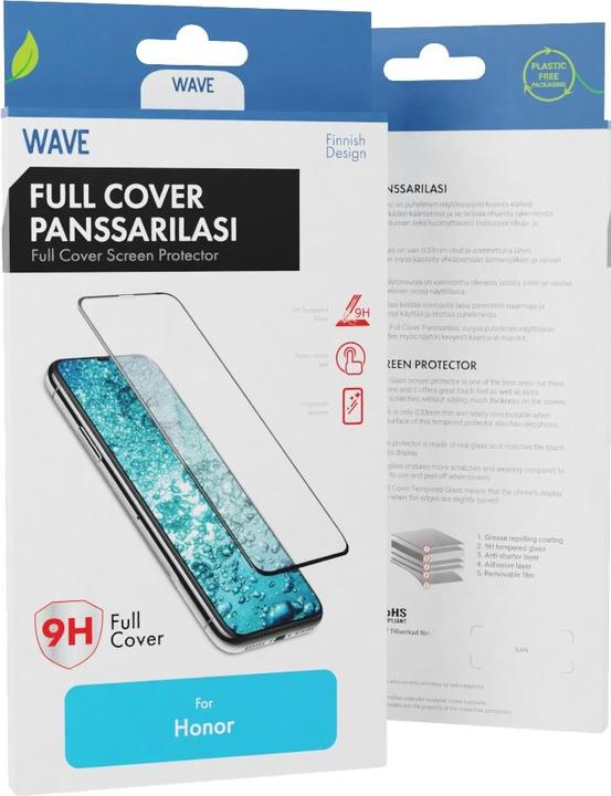 Immagine prodotto Wave Cover completa -panssarilasi, Honor 20 / Honor 20 Pro / Huawei Nova 5T, musta (1 Pezzo/i, Huawei Nova 5T, K20)