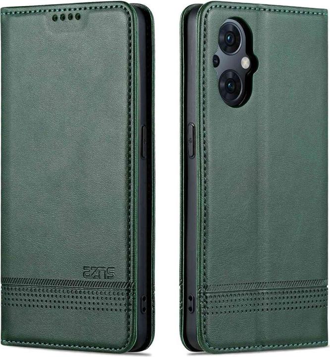 Cover-Discount OPPO Reno8 Lite - Stand Flip Case Hülle grün (Oppo Reno8 Lite)