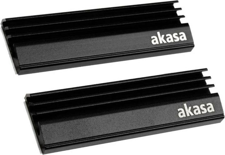 Actual product image Akasa M.2 SSD heat sink - aluminum