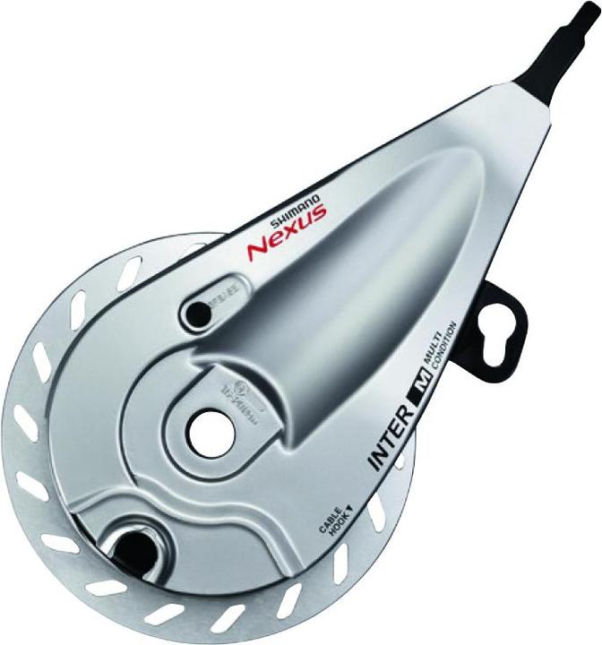Shimano Rollerbremse Nexus BR-C3000-F vorne m/Mutter M9 (Vorderradbremse, Bremssattel)