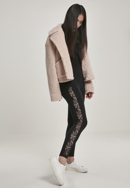 Actual product image Urban Classics Ladies Lace Striped Leggings (XL)