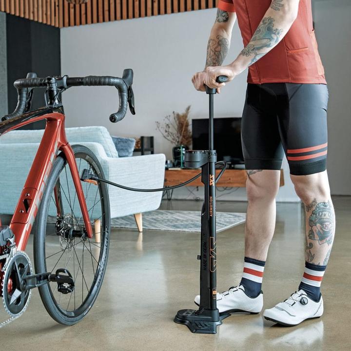 Actual product image SKS Floor pump Airmotion 12.0 steel