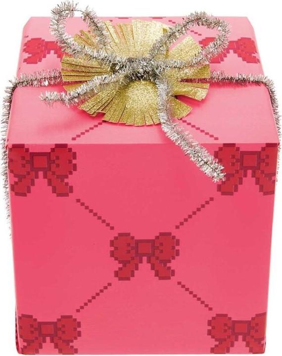 Produktbild Rico Design Geschenkpap.Pixel Schleifen,Pink.400719 (Geschenkpapier)