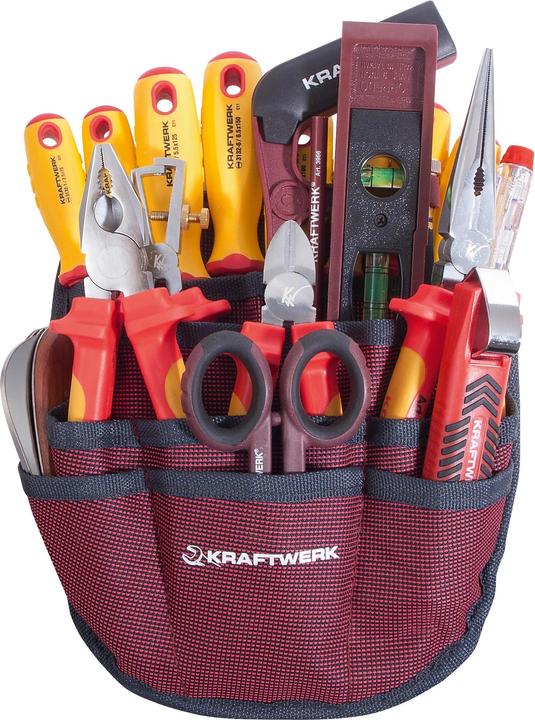 Image du produit Kraftwerk Boîte à outils de l'électricien (20 pièces)