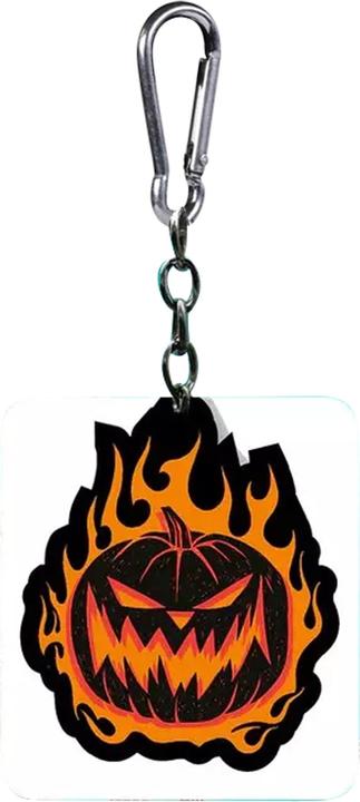 Dick Smith Flaming Pumpkin 3D Keyring