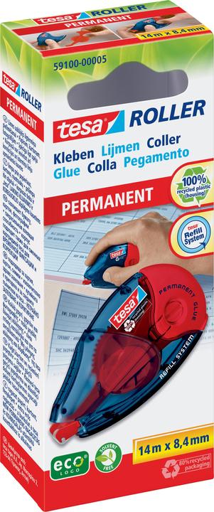 Actual product image tesa Adhesive roller permanent, refillable