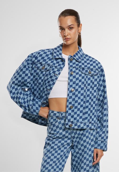 Produktbild Urban Classics Ladies 80‘s Oversized Laser Printed Denim Jacket - 166871 (3XL)