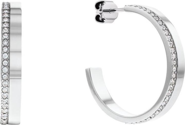 Produktbild Calvin Klein Elegant steel earrings with crystals Minimal Linear 35000163