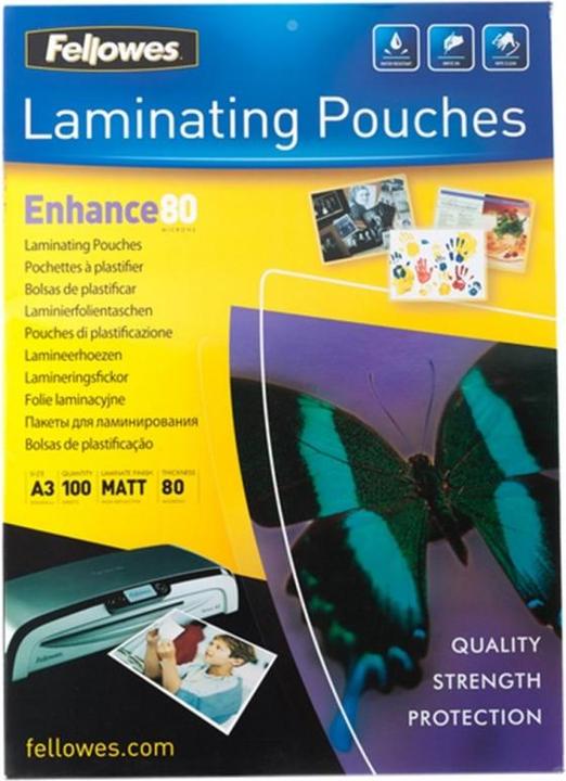 Actual product image Fellowes Enhance 80 (A3, 100 Piece, 80 µm)
