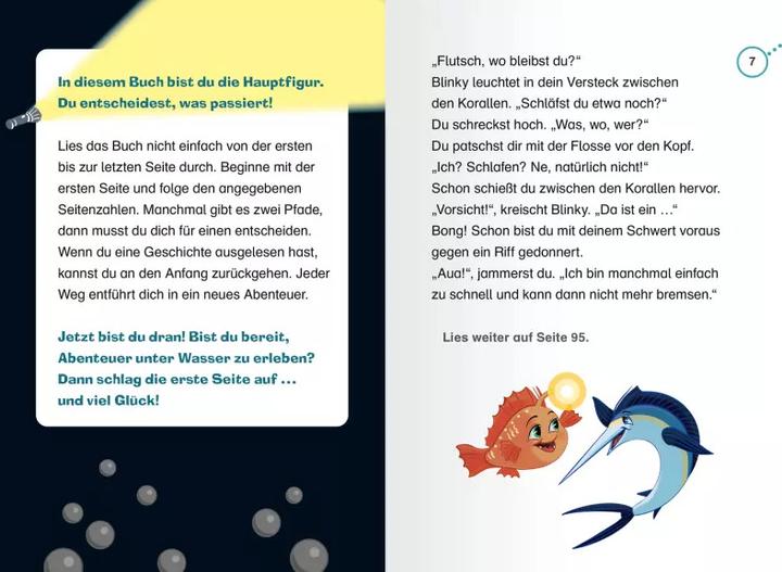 Produktbild Ravensburger 1000 Gefahren junior - Disney Villains: Chaos beim Korallenfest (Deutsch, Paula Zorite, The Walt Disney Company, Fabian Lenk, 2022)