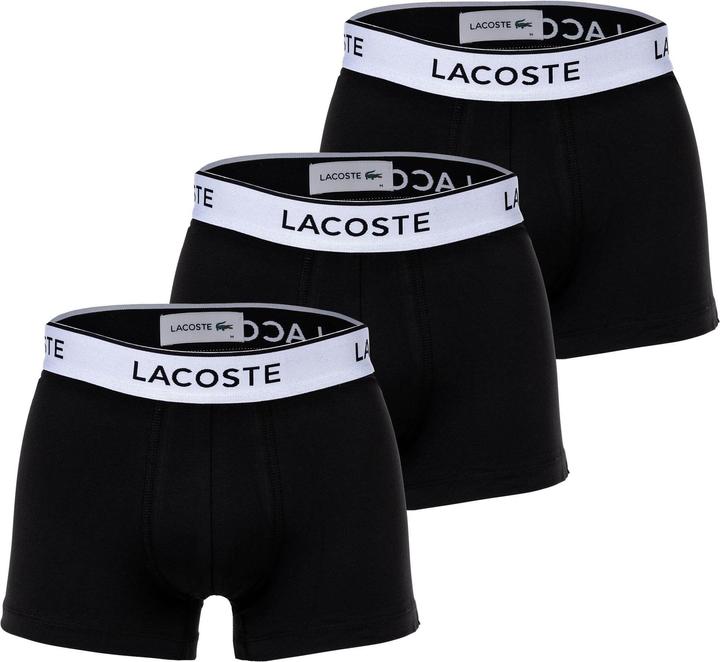 Lacoste Boxer Court Sous-Vetement (L, 3er Pack)
