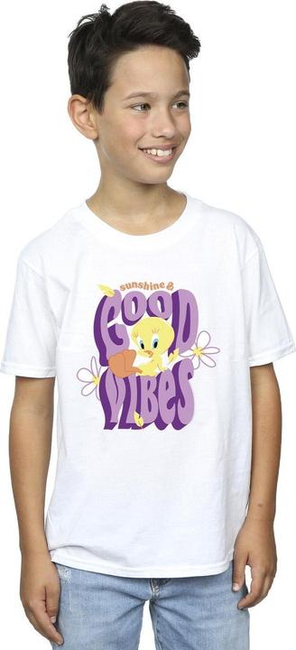 Image du produit Looney Tunes - T-shirt TWEEDAY SUNSHINE & GOOD VIBES - Garçon (128)
