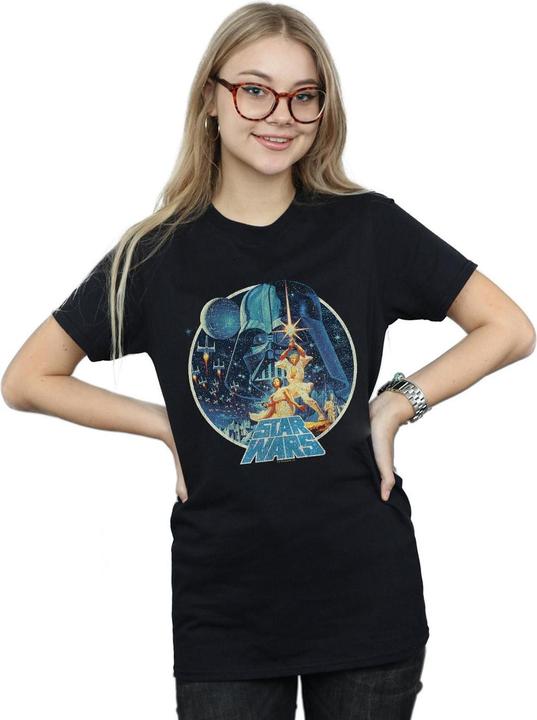 Immagine prodotto Star Wars Vintage Victory Maglietta Ampia Donna (S)