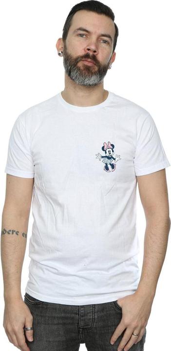 Immagine prodotto Disney Minnie Mouse Dancing Chest Maglietta Uomo (S)
