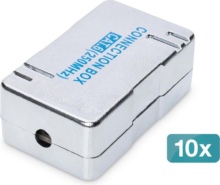 Produktbild Digitus Anschlussmodul für Twisted-Pair-Kabel LSA, geschirmt, CAT 6, 10 Stück (Kabel Verbindungsbox)