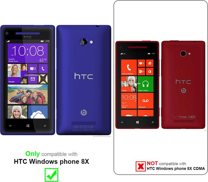 Actual product image Cadorabo TPU X-Line Cover (Microsoft Windows Phone 8X)