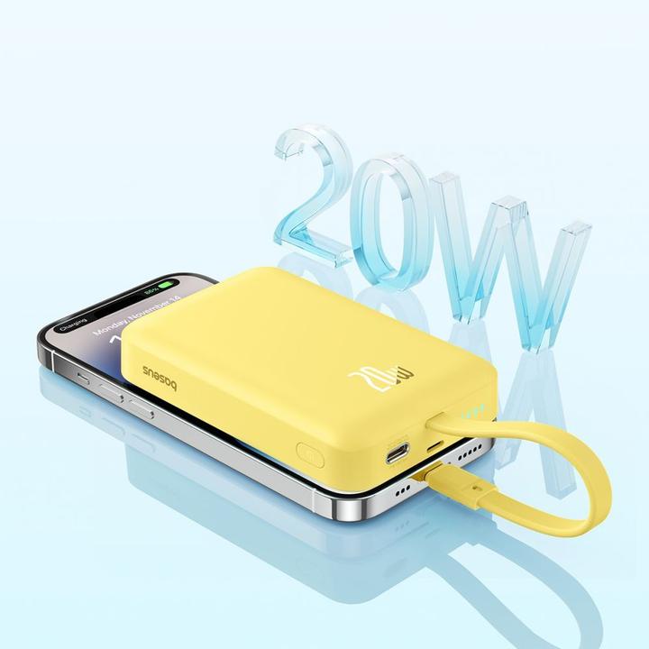 Image du produit Baseus Mini chargeur magnétique (10000 mAh, 20 W, 38.50 Wh)