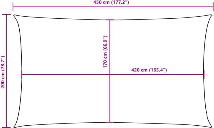 Image du produit VidaXL Nezhatok (200 x 450 cm)