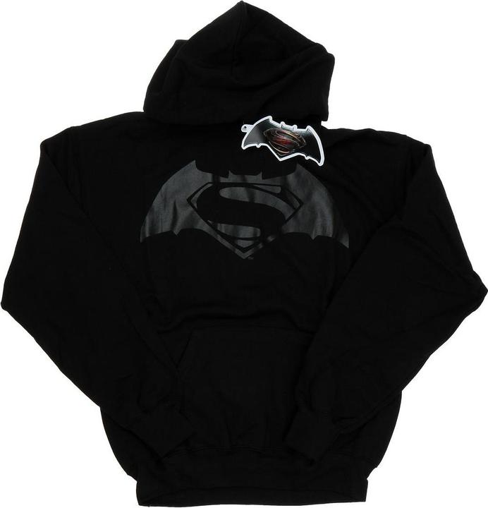Immagine prodotto Batman v Superman Logo Print Felpa con Cappuccio Uomo (L)