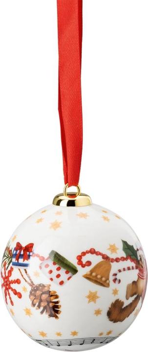 Image du produit Hutschenreuther Série de collection 2021 Réjouissons-nous Boule en porcelaine kl.