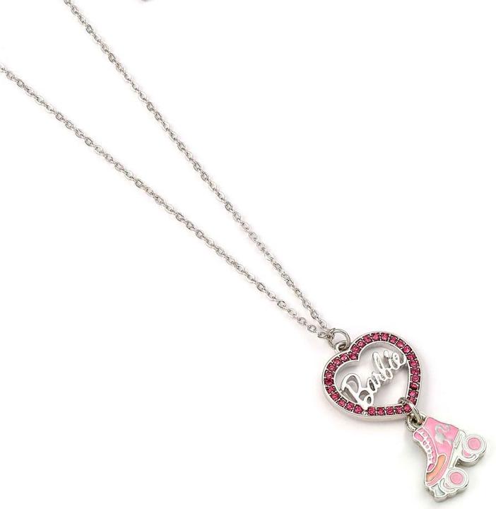 Image du produit Carat BARBIE - Collier Chaine - Coeur & Patin à Roulettes (Alliage de zinc et émail)