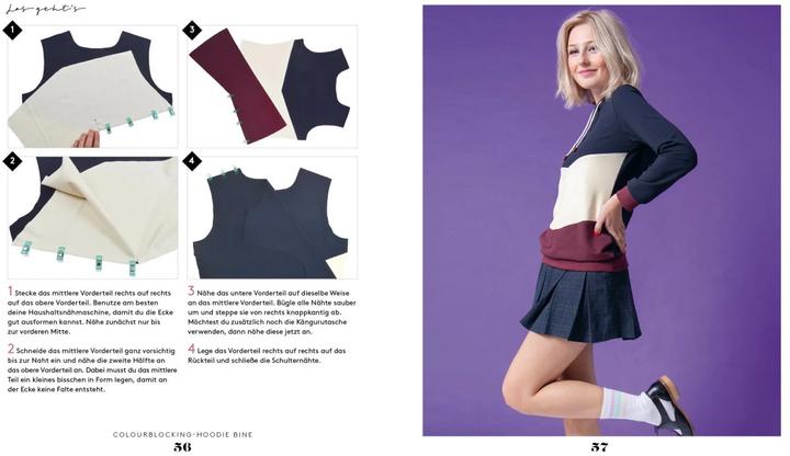 Image du produit Nähen mit French Terry und Sweat - Cosy and Casual (Allemand, Jeanette Thümmler, 2023)