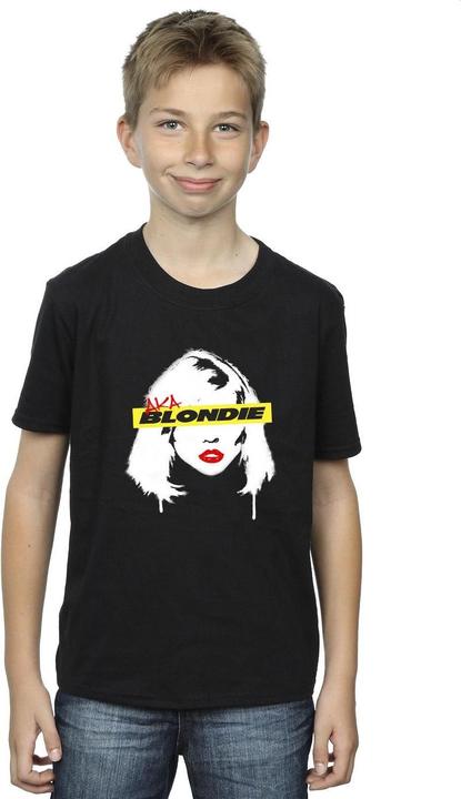 Immagine prodotto Blondie Face Graffiti Maglietta Ragazzi (128)