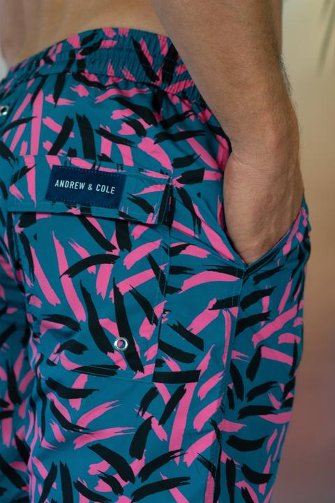 Immagine prodotto Andrew & Cole Pantaloncini Da Bagno Tropicali (L)