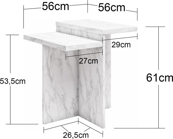 Produktbild CosmoLiving Brielle (29 x 56 x 61 cm)