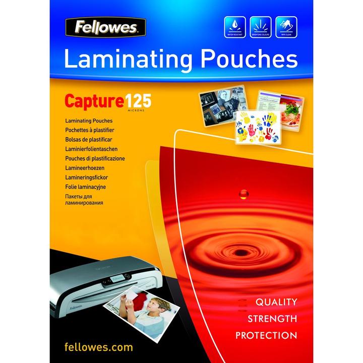 Produktbild Fellowes Capture 125 (A4, 100 Stück, 125 µm)