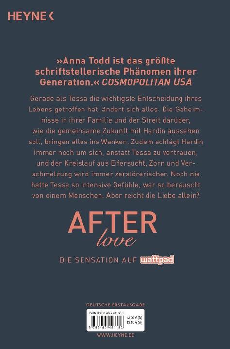 Produktbild After love (Deutsch, Anna Todd, 2015)