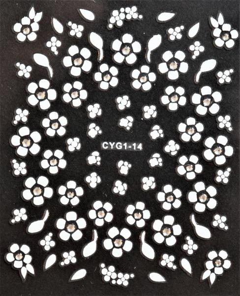 Nagellack24 Nail Art Sticker Selbstklebend 14