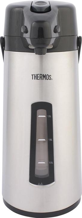 Produktbild Thermos Pompkan - RVS - 2L2 - Mat - Met Hendel En Venster
